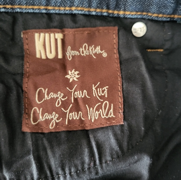 Kut from the Kloth Blue Catherine Boyfriend Women Jeans, Size 8 (34x30) - Picture 7 of 9